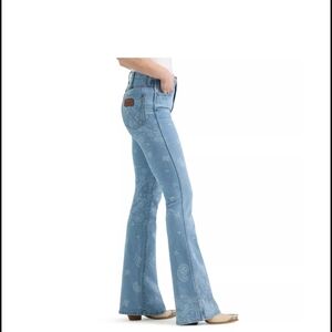 Stylish Sky Blue Flare Jeans